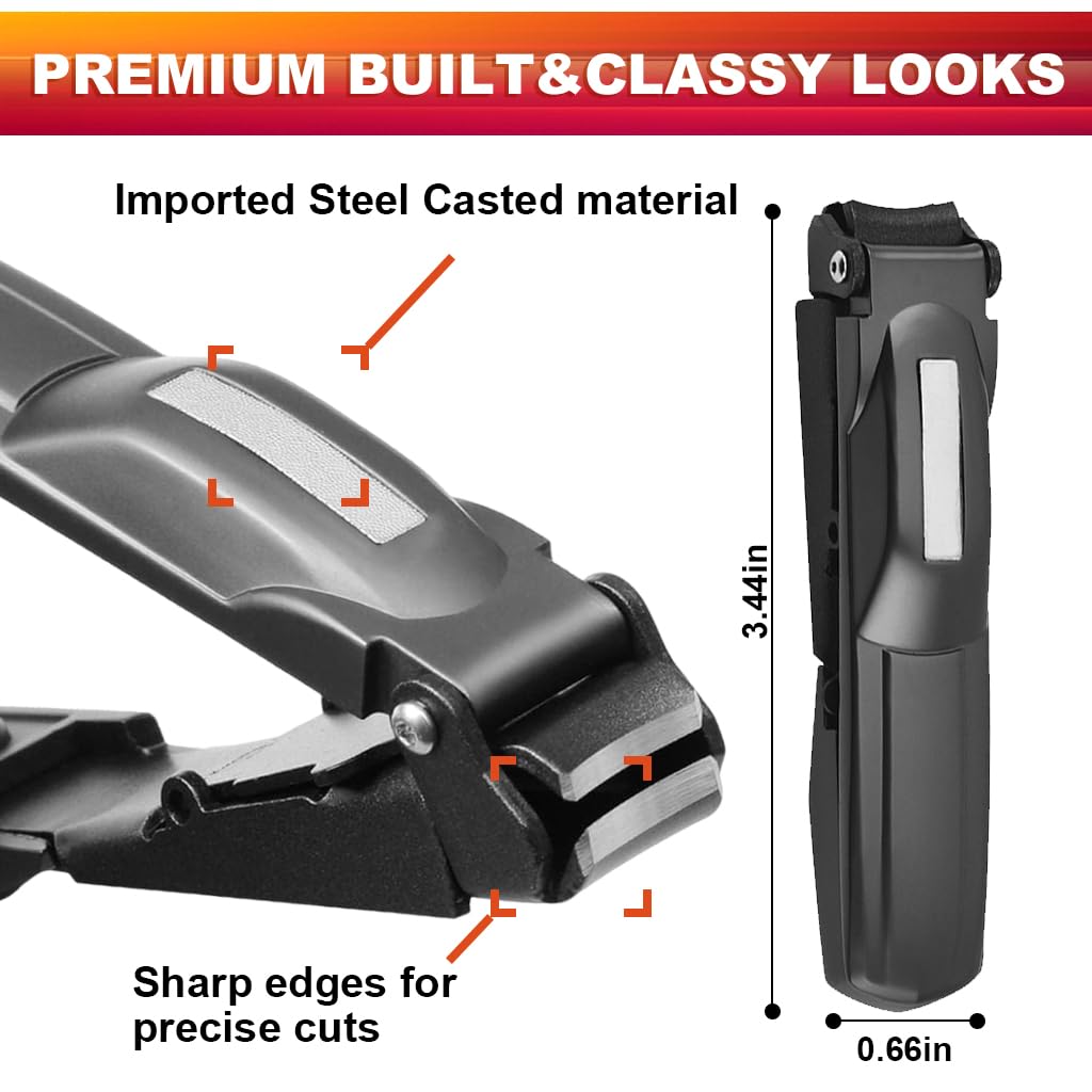 MAYCREATE Nail Cutter Set of 2Pcs Nail Clipper with Nail File Stainless Steel Nail Cutter Splash-proof Thick Nail Clipper Fashion Travel Nail Cutter Nail File with Storage Case MAYCREATE Nail Cutter Set of 2Pcs Nail Clipper with Nail File Stainless Steel Nail Cutter Splash-proof Thick Nail Clipper Fashion Travel Nail Cutter Nail File with Storage Case